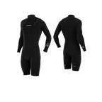 Manera Seafarer Shorty Hybrid 3/2 CZ Springsuit-Black