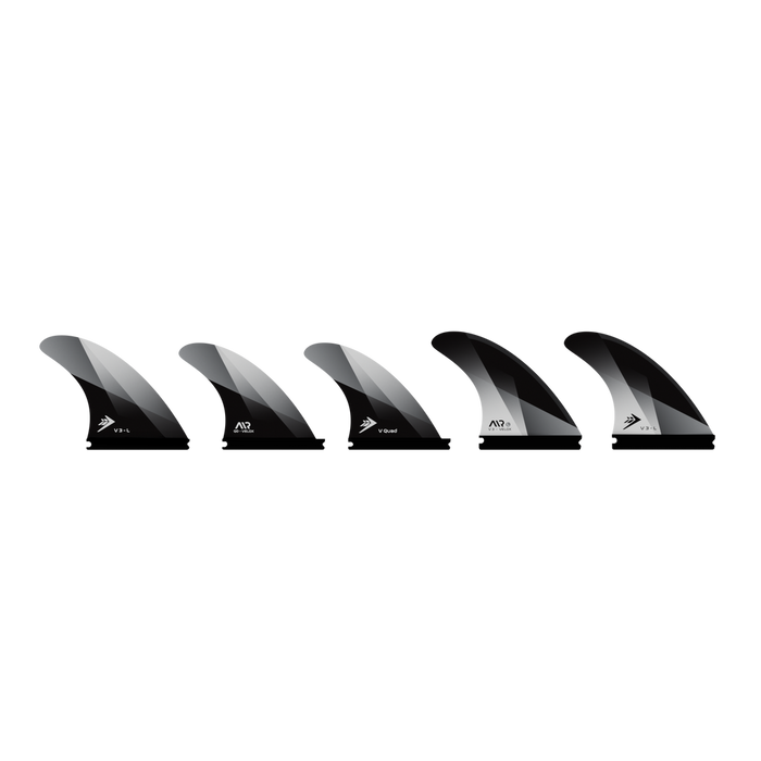 Firewire Velox Single Tab Tri/Quad Fin Set-Large-Black