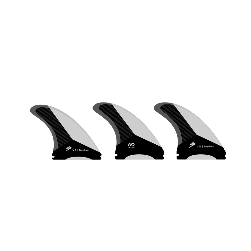 Firewire Velox Single Tab Tri Fin Set-White-Medium