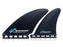 NVS Vernor Drive Quad Apex Fin Set-Black