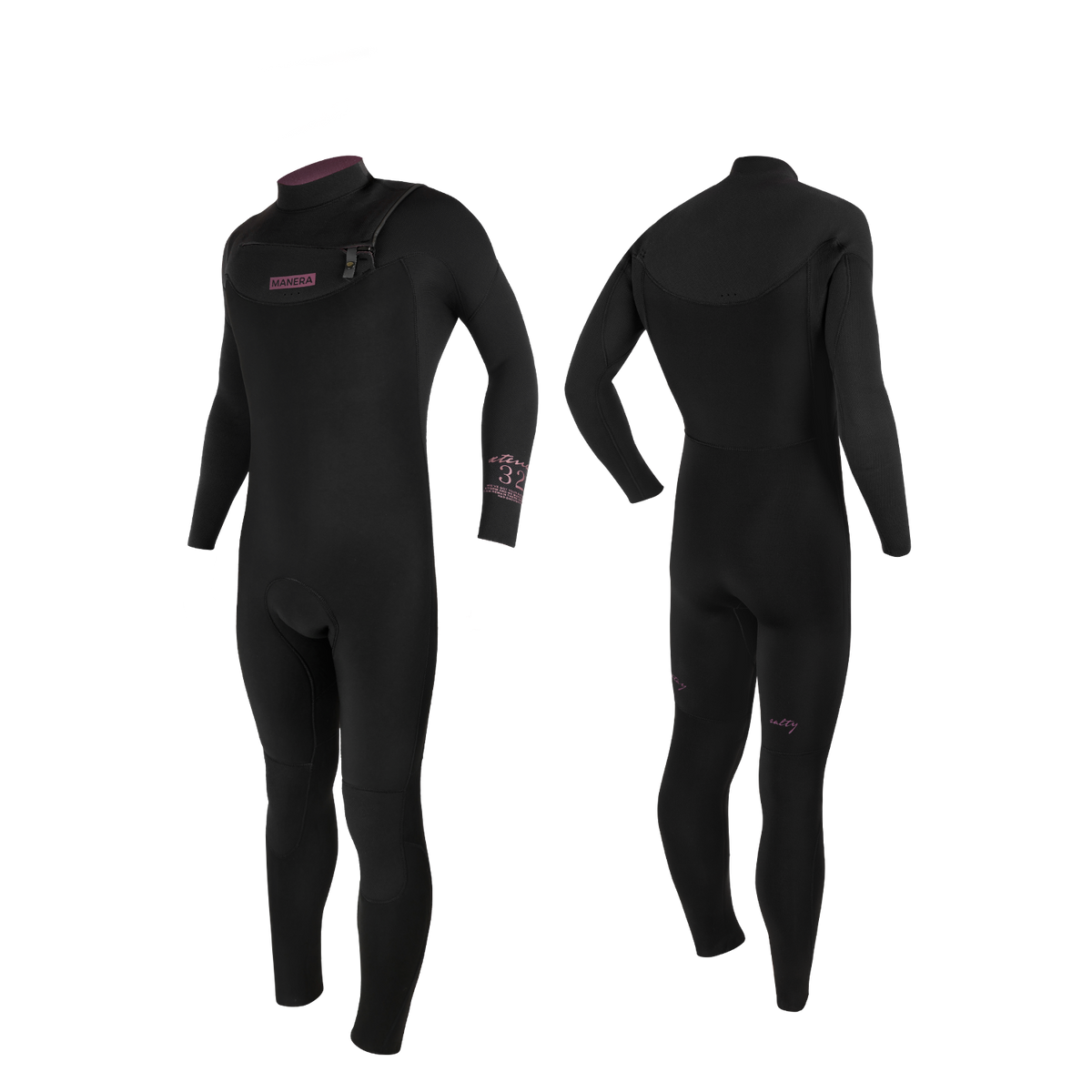 Manera X10D 3/2 FZ Wetsuit-Black