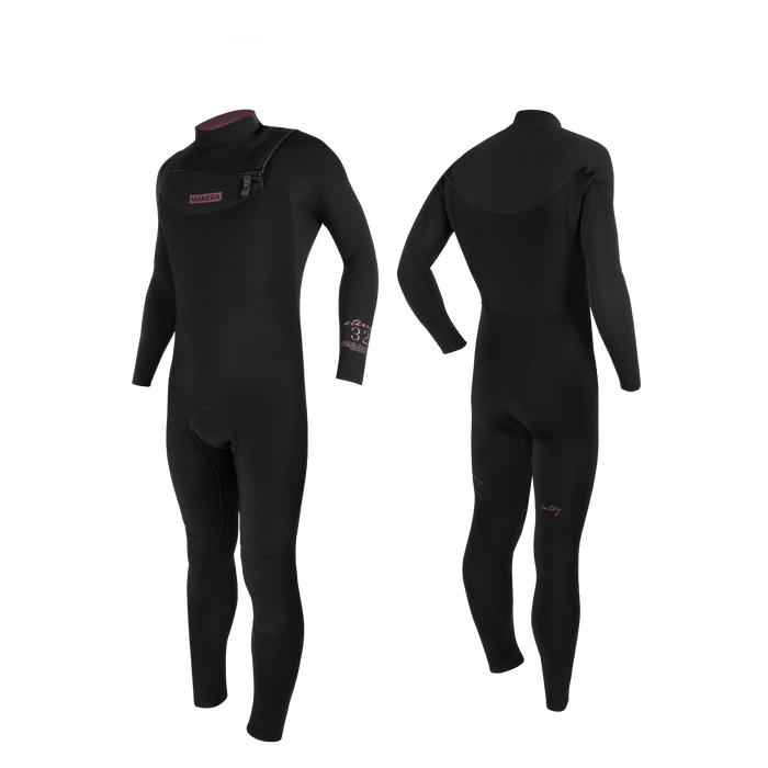 Manera X10D 3/2 FZ Wetsuit-Black