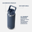 Yeti Rambler 26 oz C Straw-Big Wave Blue