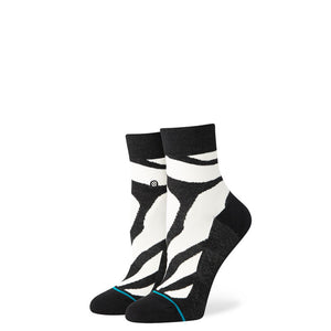 Stance Ze Qtr Socks-Black