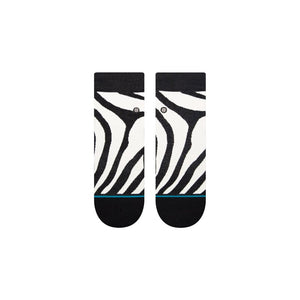 Stance Ze Qtr Socks-Black— Alternate View