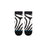 Stance Ze Qtr Socks-Black