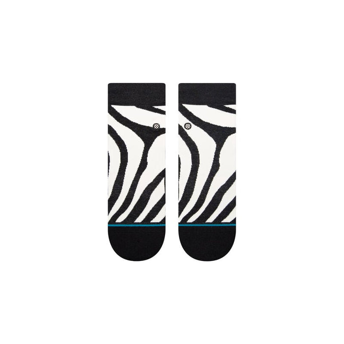 Stance Ze Qtr Socks-Black