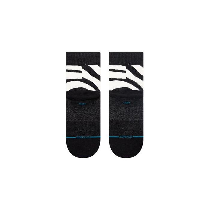 Stance Ze Qtr Socks-Black
