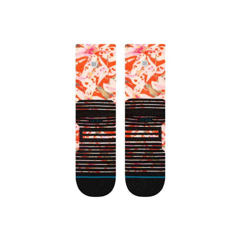 Stance Encyclia Mid Tab Socks-Red