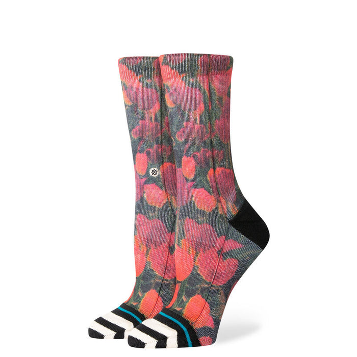 Stance Riso Crew Socks-Black