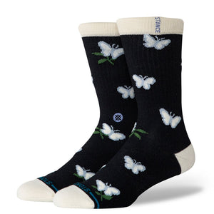 Stance Meadows Crew Socks-Black