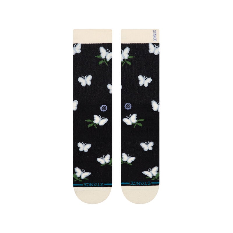 Stance Meadows Crew Socks-Black