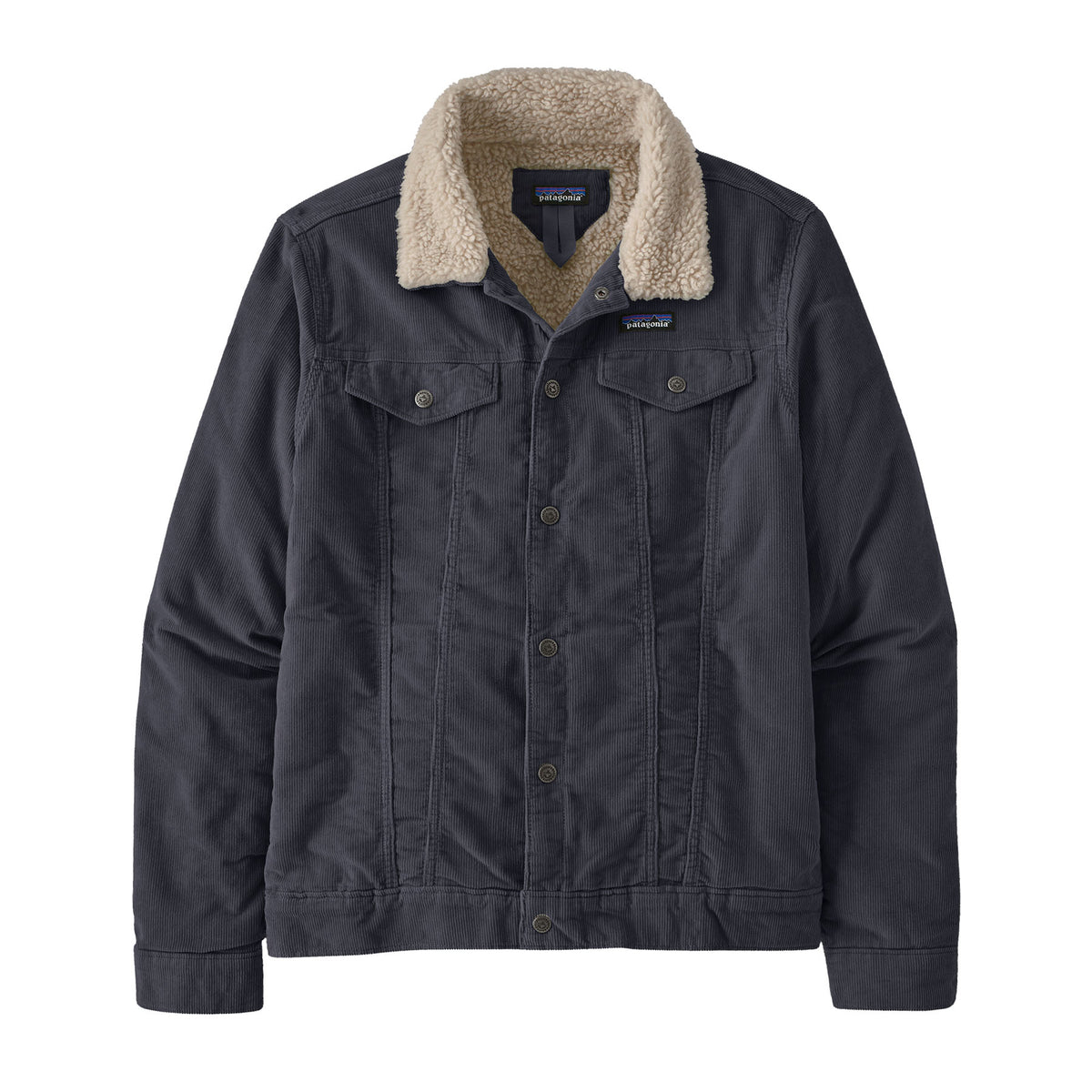 Patagonia Pile Lined Trucker Jacket-Smolder Blue