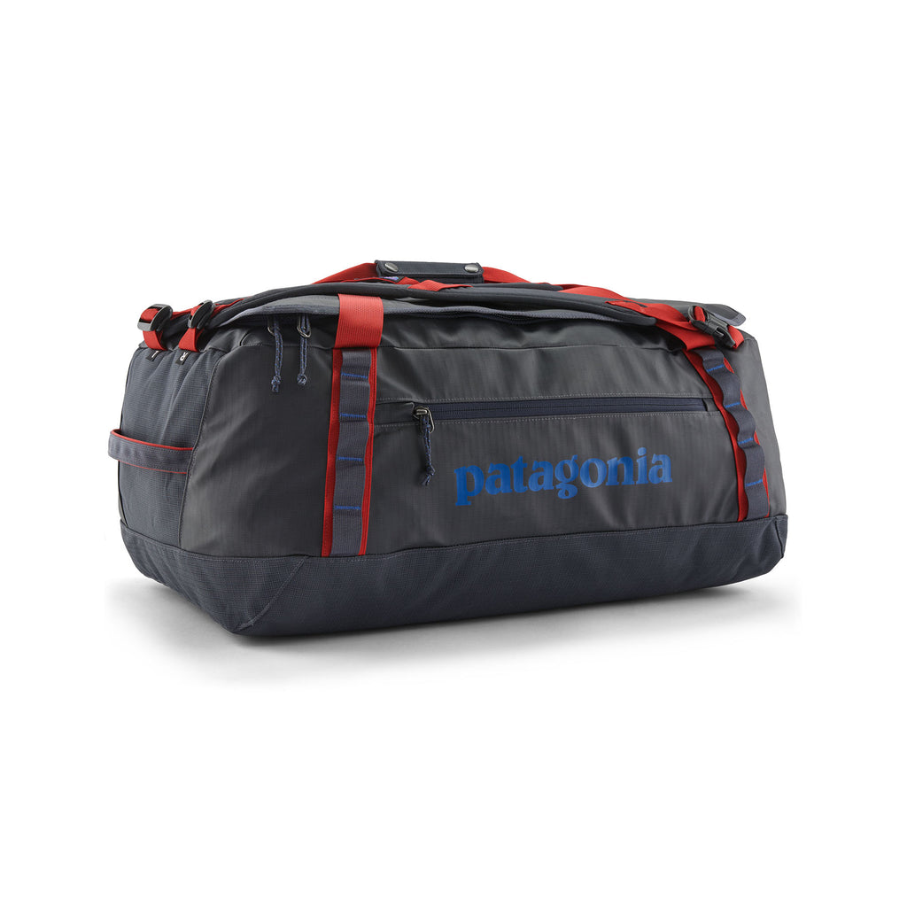 Patagonia Black Hole Duffel 55L Bag-Smolder Blue w/Amanita Red