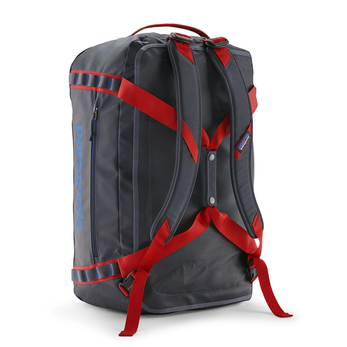 Patagonia Black Hole Duffel 55L Bag-Smolder Blue w/Amanita Red