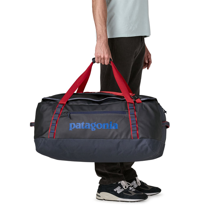 Patagonia Black Hole Duffel 70L Bag-Smolder Blue/Amanita Red