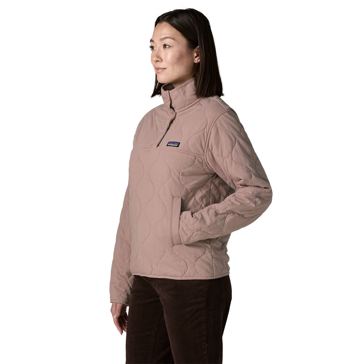 Patagonia Daily Quilted Snap-T P/O Jacket-Stingray Mauve