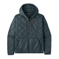 Patagonia Diamond Quilted Bomber Hooded Jacket-Summit Blue