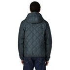 Patagonia Diamond Quilted Bomber Hooded Jacket-Summit Blue