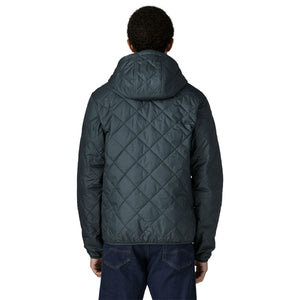 Patagonia Diamond Quilted Bomber Hooded Jacket-Summit Blue— Alternate View