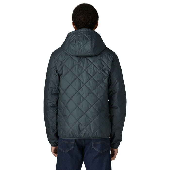 Patagonia Diamond Quilted Bomber Hooded Jacket-Summit Blue