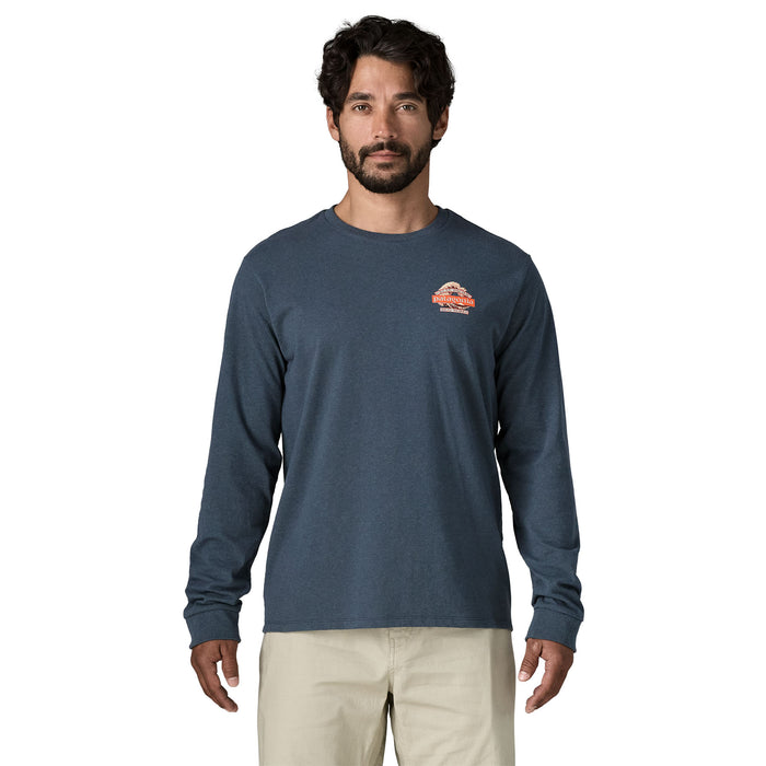 Patagonia Great Waves Responsibili-Tee L/S Shirt-Summit Blue