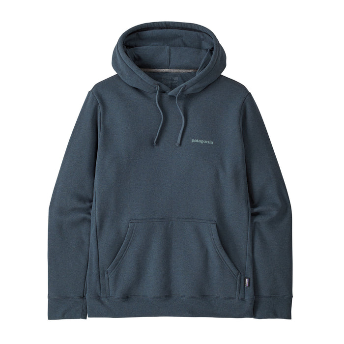 Patagonia Boardshort Logo Uprisal Hooded Sweatshirt-Summit Blue