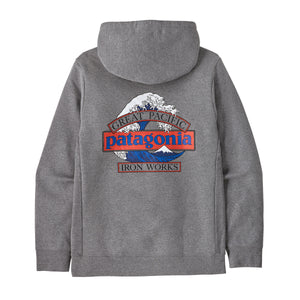 Patagonia Great Waves Uprisal Hooded Sweatshirt-Gravel Heather