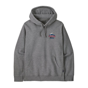 Patagonia Great Waves Uprisal Hooded Sweatshirt-Gravel Heather— Alternate View