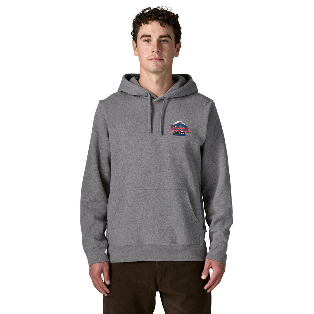 Patagonia Great Waves Uprisal Hooded Sweatshirt-Gravel Heather