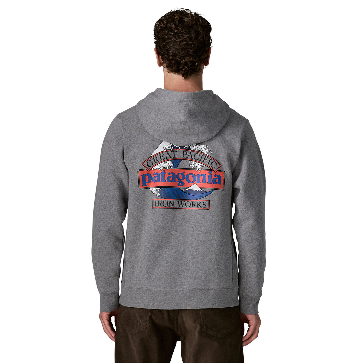 Patagonia Great Waves Uprisal Hooded Sweatshirt-Gravel Heather