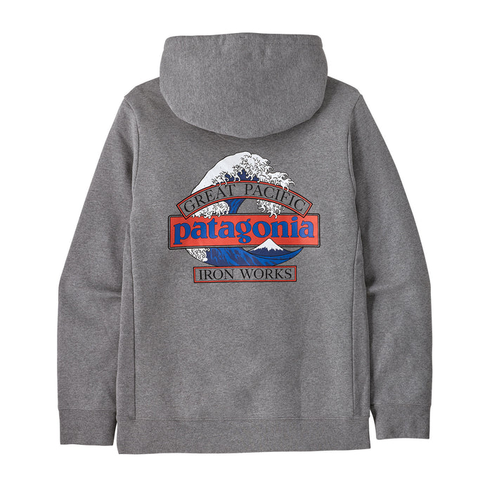 Patagonia Great Waves Uprisal Hooded Sweatshirt-Gravel Heather
