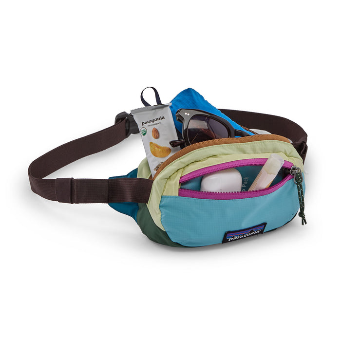 Patagonia Terravia Mini Hip Bag-Patchwork: Snowmelt Blue