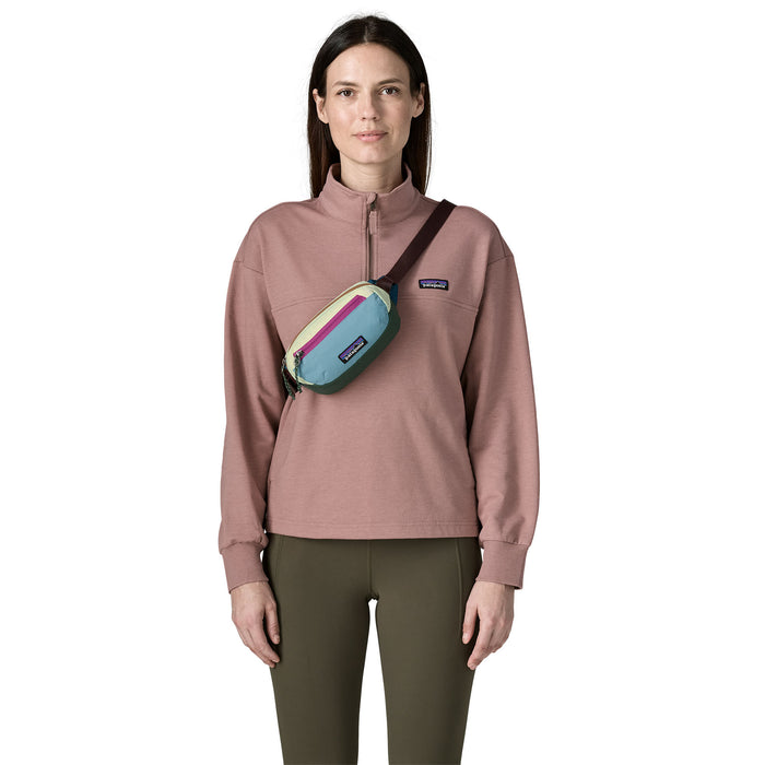 Patagonia Terravia Mini Hip Bag-Patchwork: Snowmelt Blue
