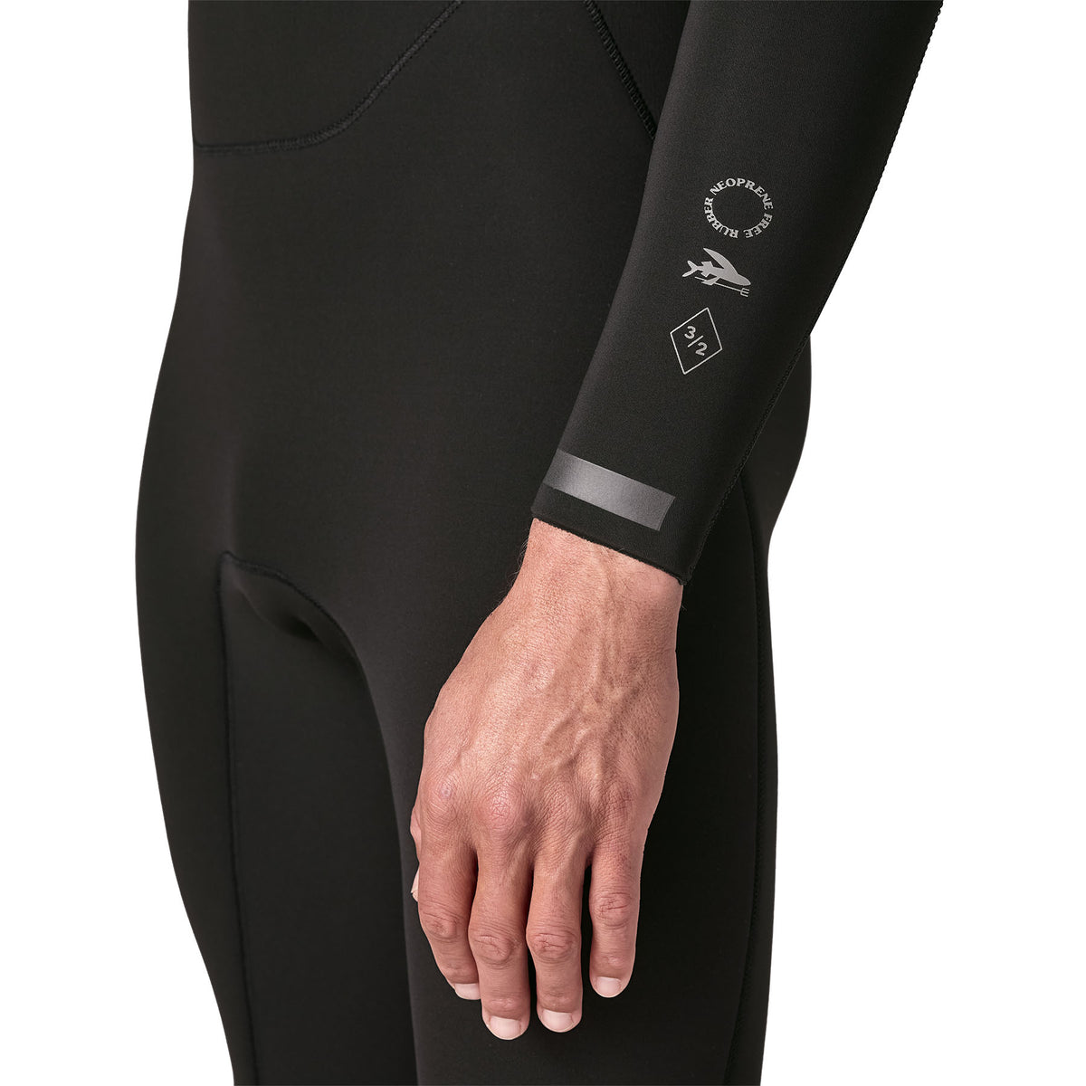 Patagonia M's Regulator 3/2 U-Zip Wetsuit-Black
