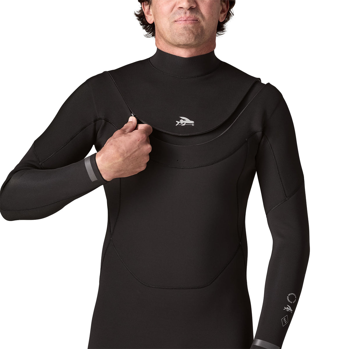 Patagonia M's Regulator 3/2 U-Zip Wetsuit-Black