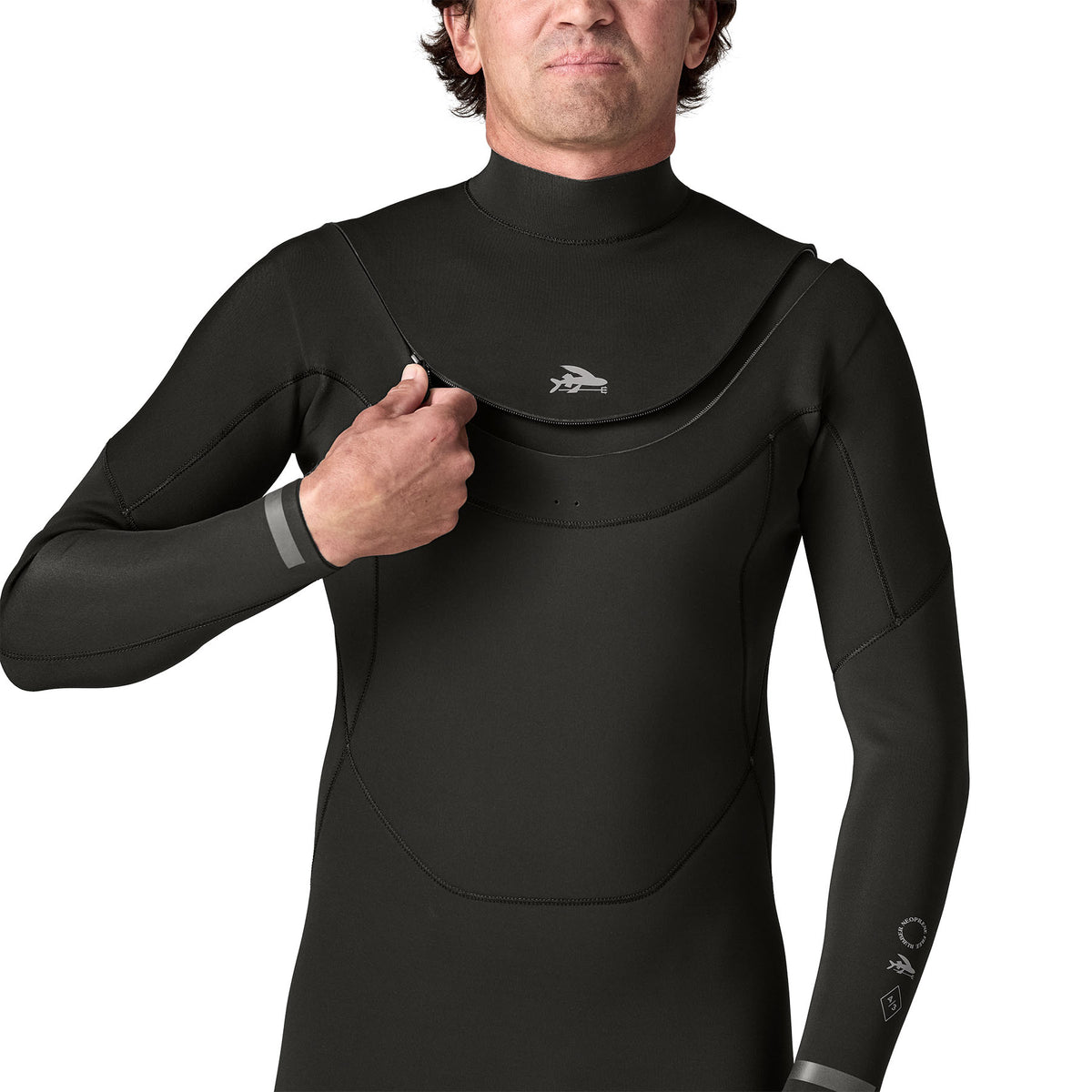 Patagonia Regulator 4/3 U-Zip Wetsuit-Black