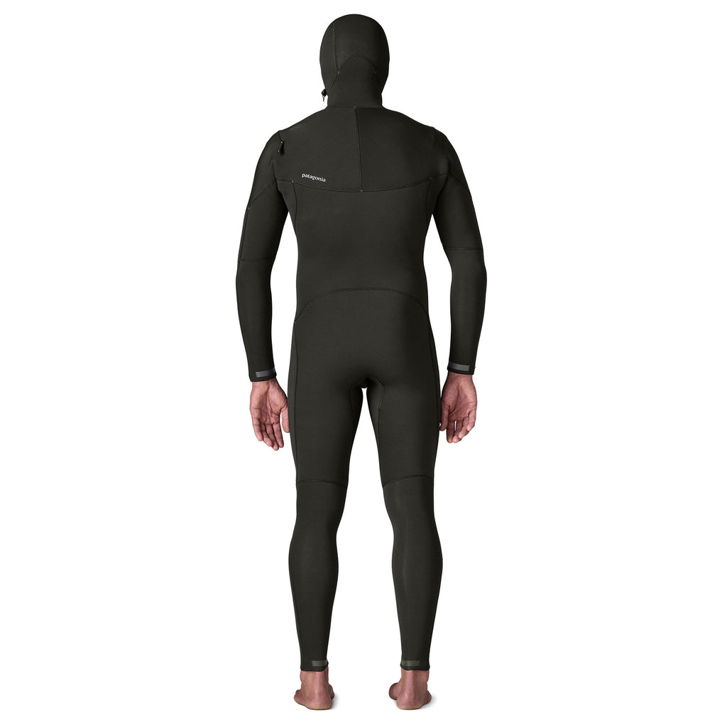 Patagonia Regulator 4/3 Hooded U-Zip Wetsuit-Black