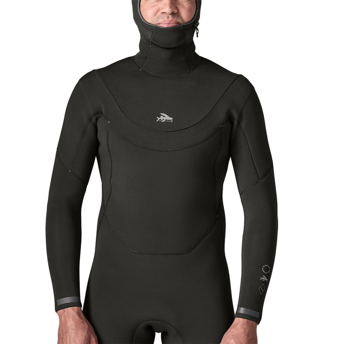 Patagonia Regulator 4/3 Hooded Wetsuit-Black