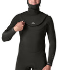 Patagonia Regulator 4/3 Hooded U-Zip Wetsuit-Black