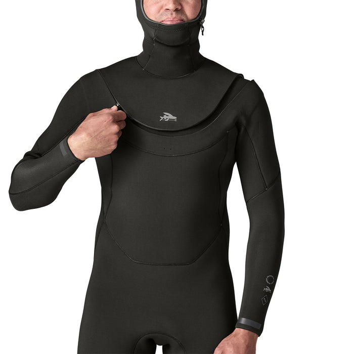 Patagonia Regulator 4/3 Hooded Wetsuit-Black