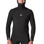 Patagonia Regulator 5/4 Hooded U-Zip Wetsuit-Black