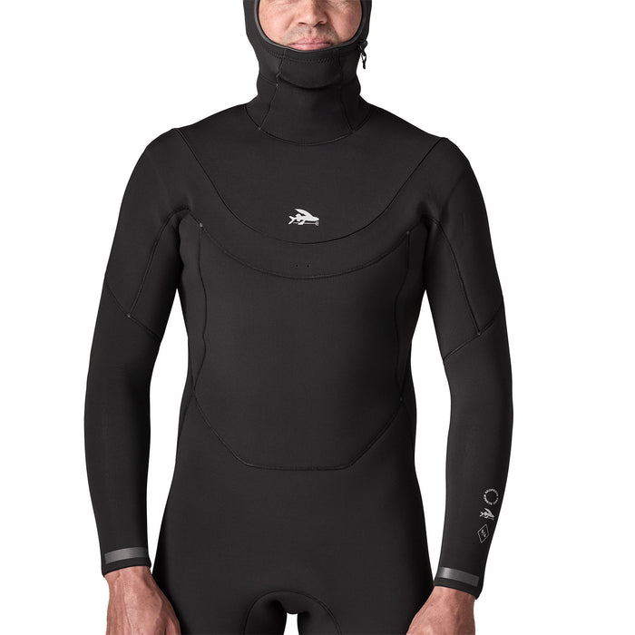 Patagonia Regulator 5/4 Hooded Wetsuit-Black