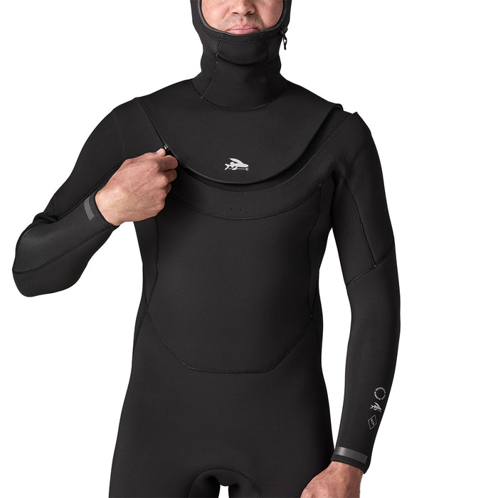 Patagonia Regulator 5/4 Hooded Wetsuit-Black