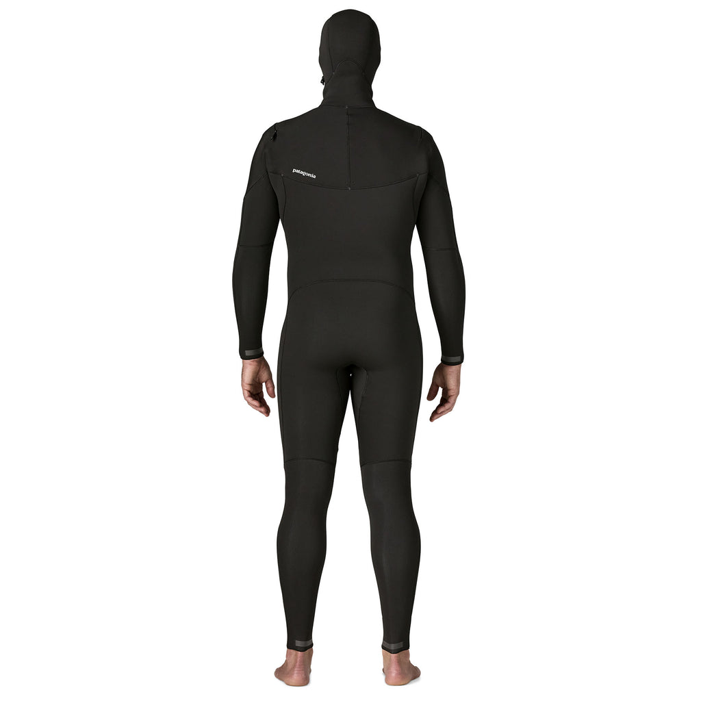 Patagonia Regulator 5/4 Hooded U-Zip Wetsuit-Black