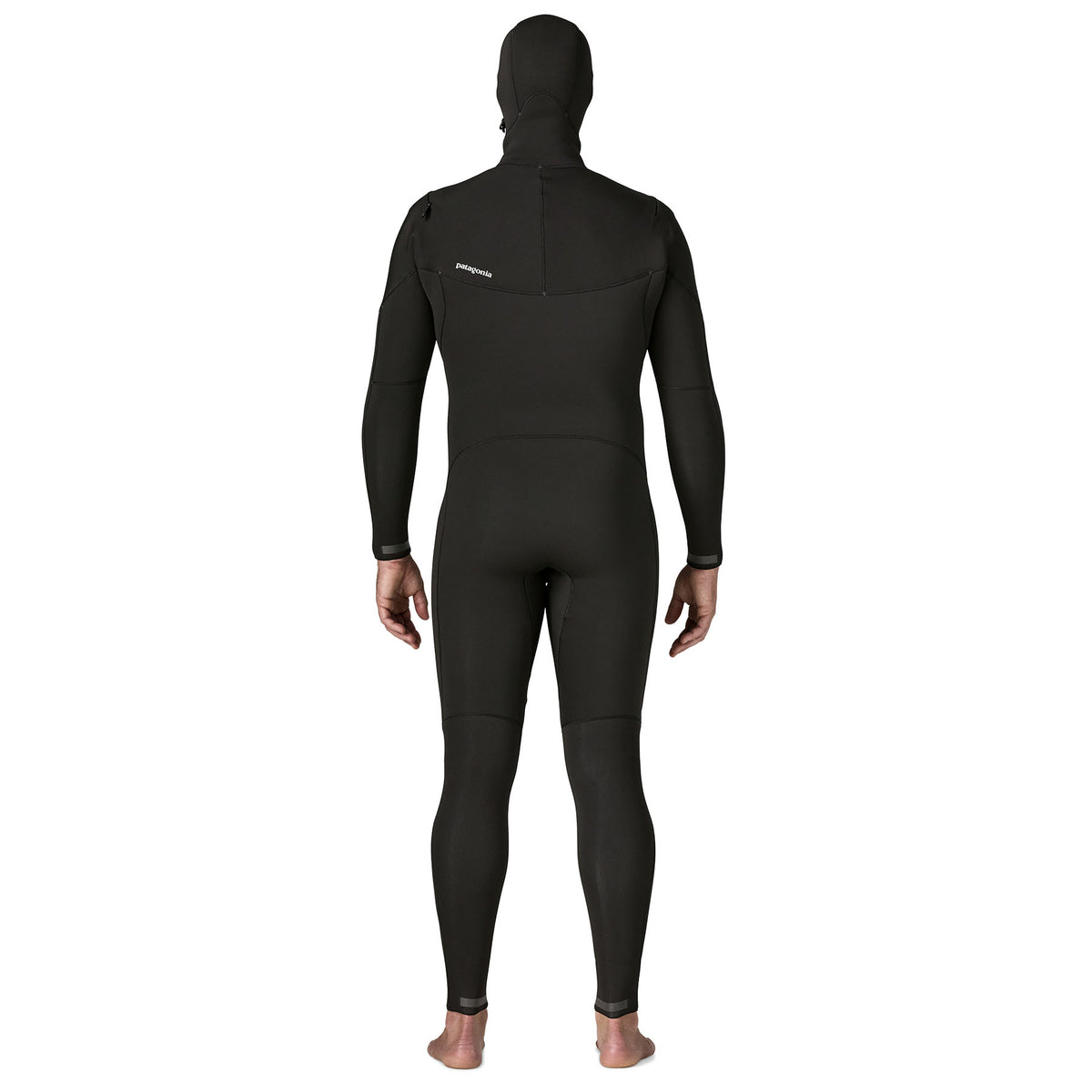 Patagonia Regulator 5/4 Hooded U-Zip Wetsuit-Black