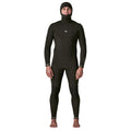 Patagonia Regulator 6/5 Hooded U-Zip Wetsuit-Black