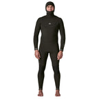 Patagonia Regulator 6/5 Hooded U-Zip Wetsuit-Black