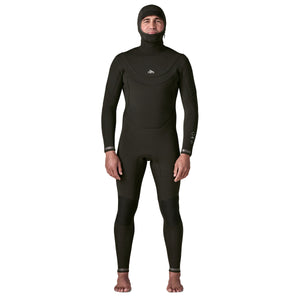 Patagonia Regulator 6/5 Hooded Wetsuit-Black