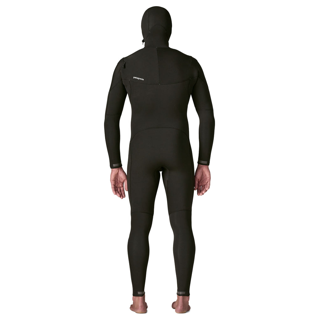 Patagonia Regulator 6/5 Hooded U-Zip Wetsuit-Black